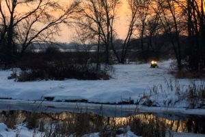 Lynette-R-Johnson-Art-of-the-Seasons-Snowmobile