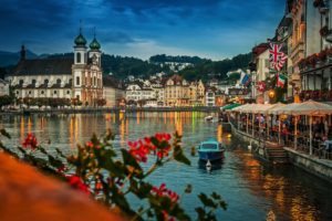 Lynette-R-Johnson-Switzerland-Lucerne-evening